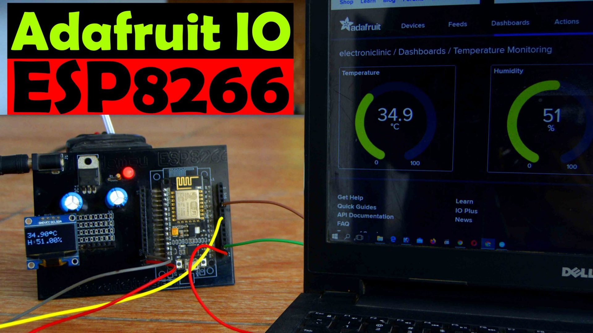 ESP8266 with Adafruit IoT Platform, Adafruit IO, Adafruit MQTT