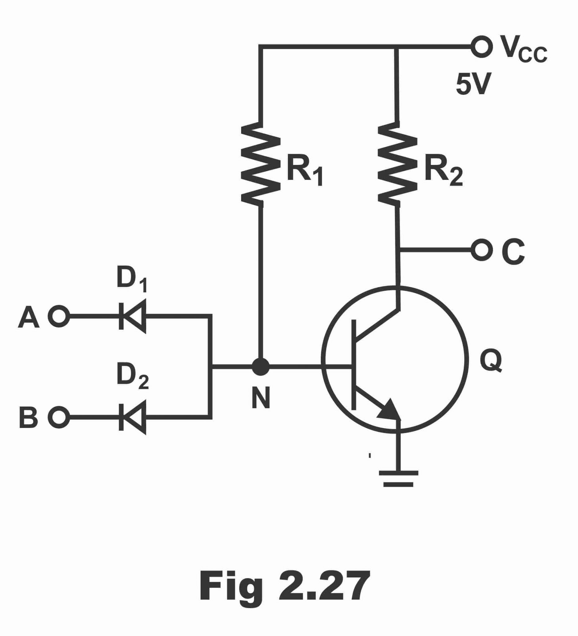 Logic NAND Gate Working Principle & Circuit Diagram