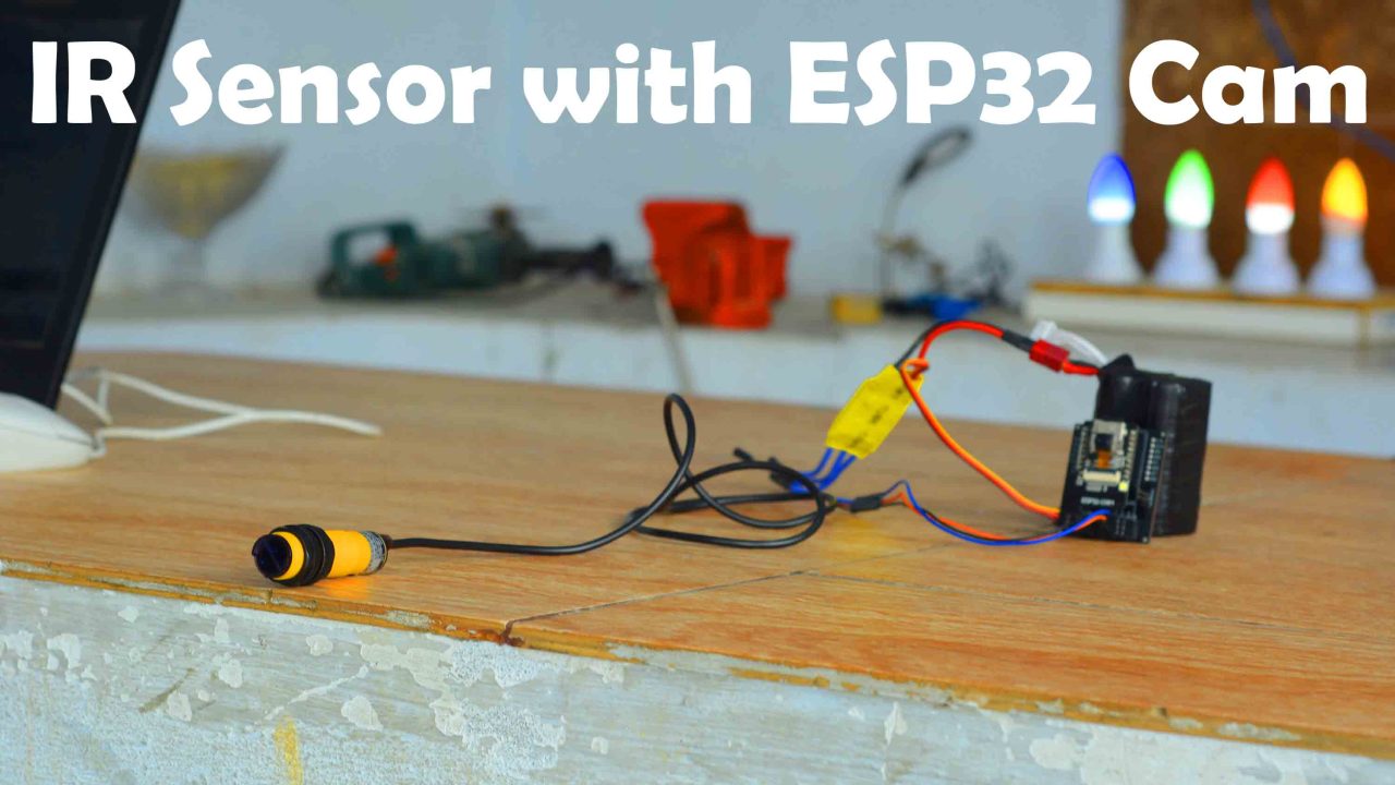 ESP32 Cam save Image to SD Card, IR Sensor with ESP32 Cam