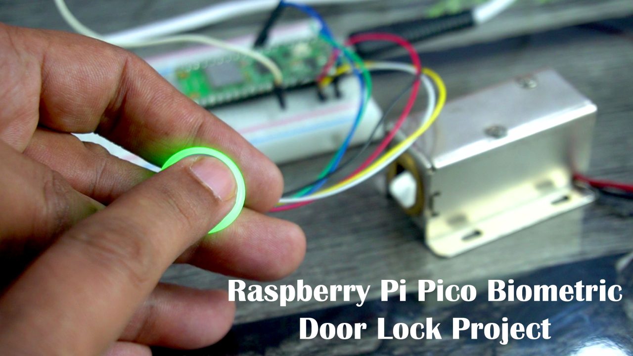 Raspberry Pi Pico Fingerprint Door Lock Project