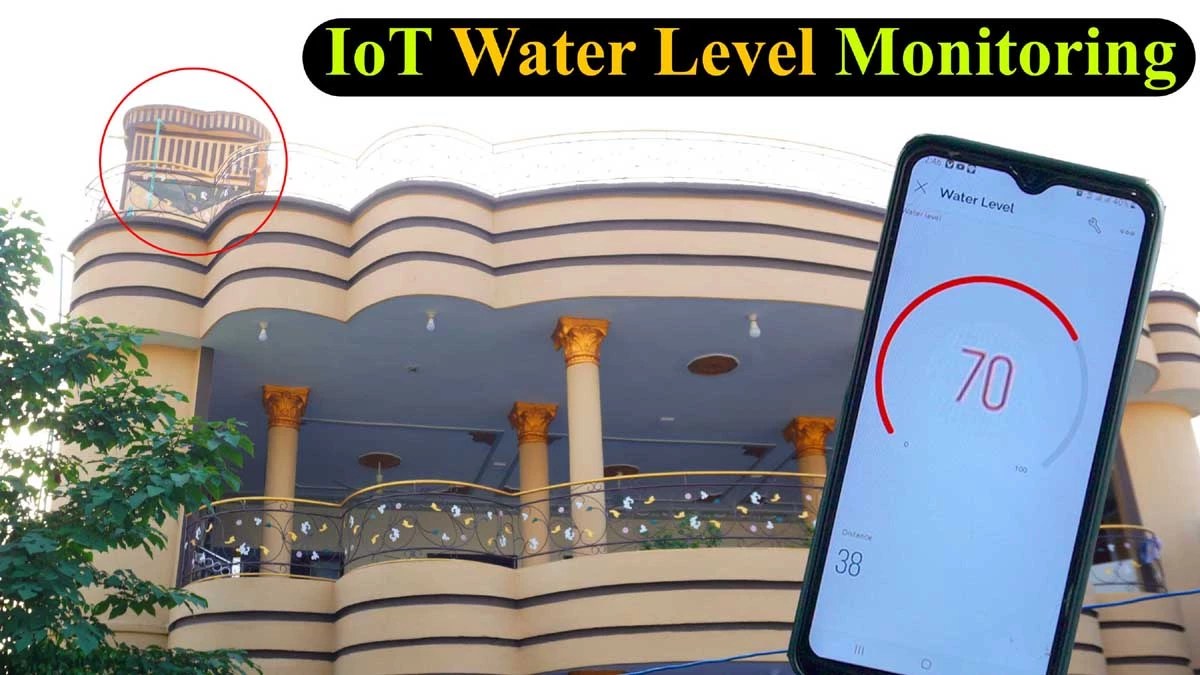 IoT based Water Level Monitoring System using ESP32, Waterproof