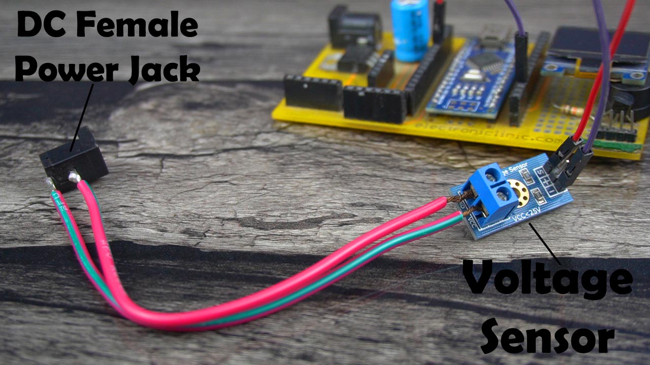 025V Voltage Sensor with Arduino, Battery Voltage monitoring