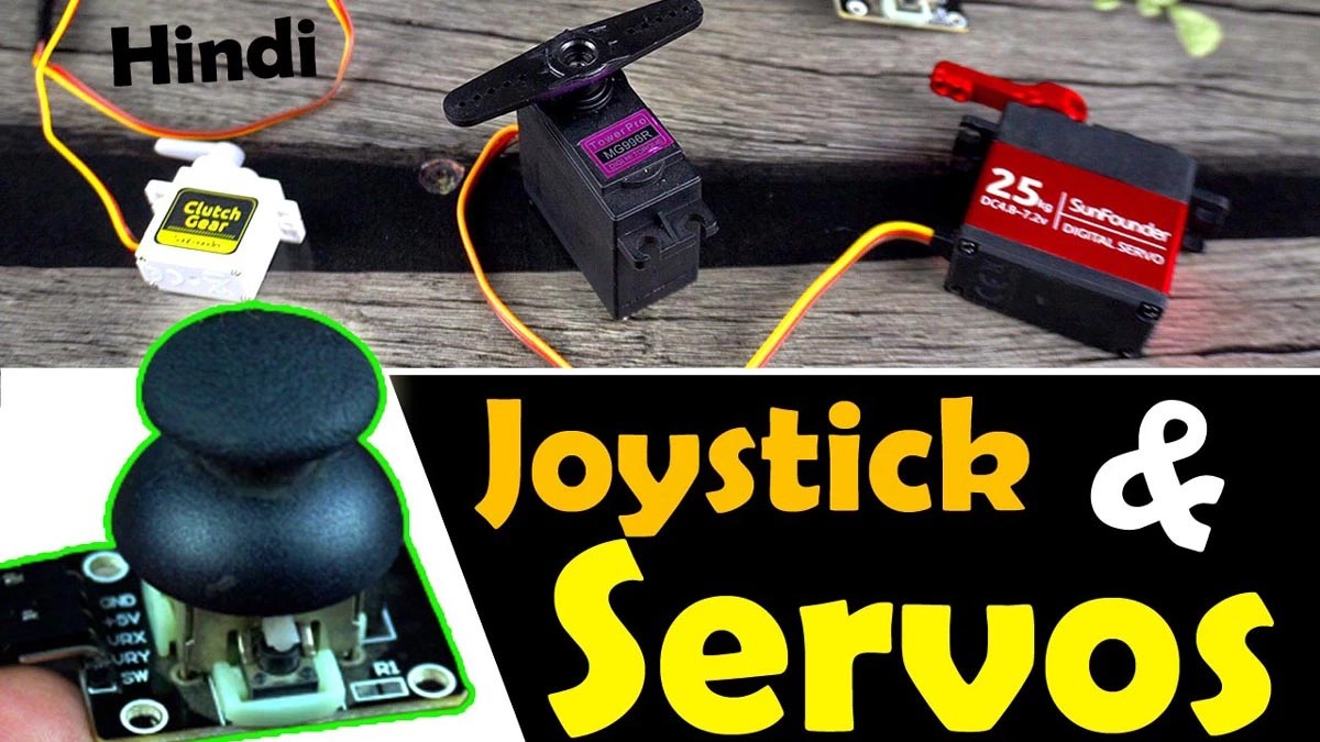 Servo Motor Arduino, Joystick servo motor control