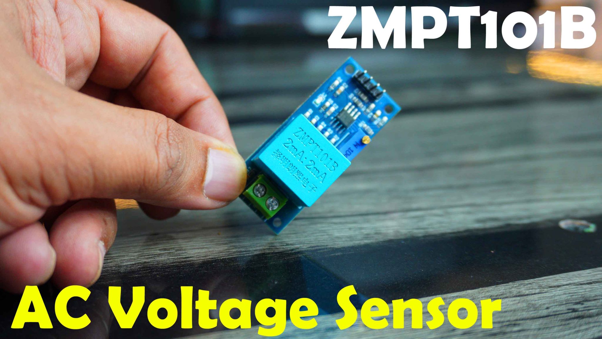 ZMPT101B 80250V AC Voltage Sensor with Arduino, Voltage Monitoring