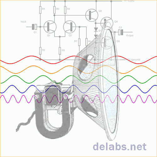 Audio Triggers a Relay Switch delabs Electronic Circuits