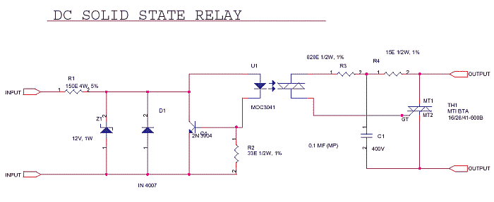 Solid State Relay - Common - Electronics Circuits