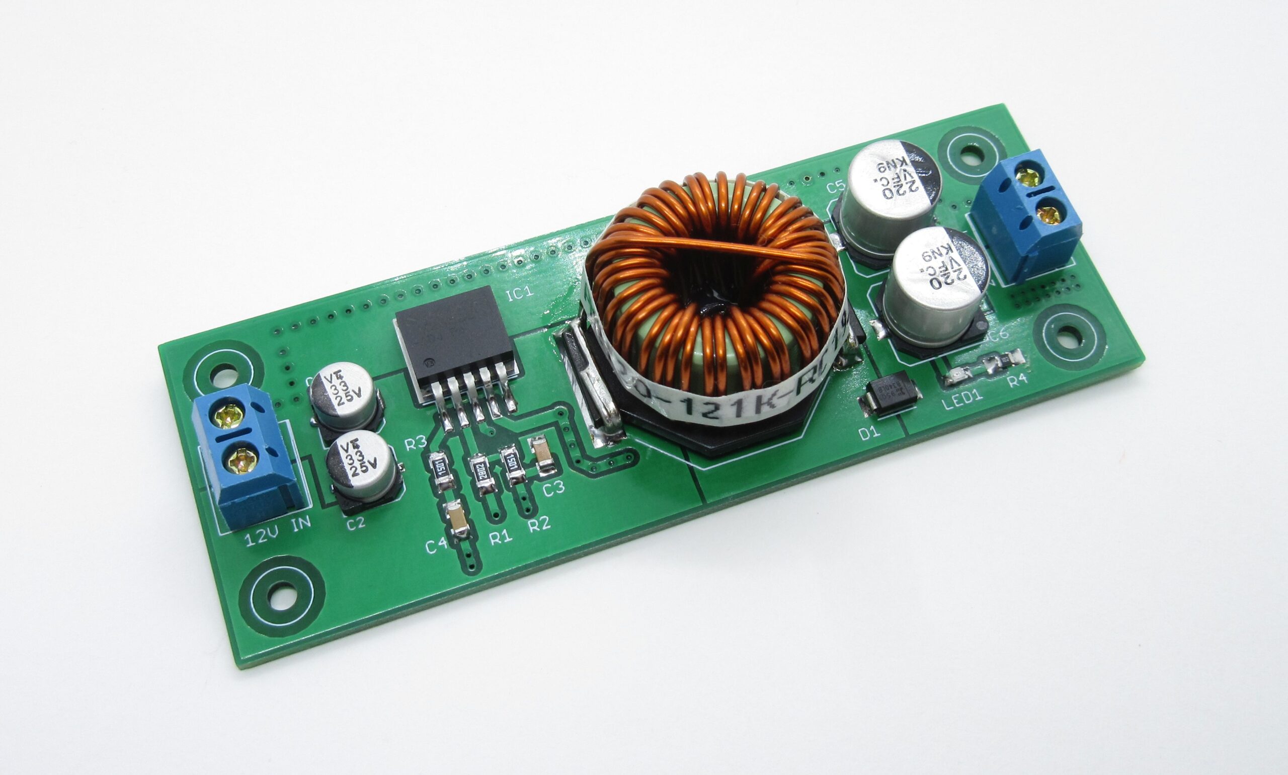 12V to 24V 1A Stepup switching regulator using LM2585 Electronics