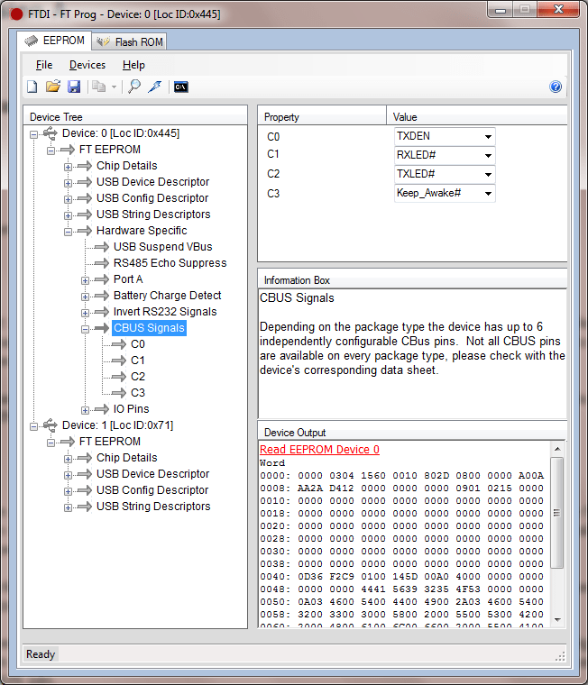 USB to Serial converter using FTDI FT230X