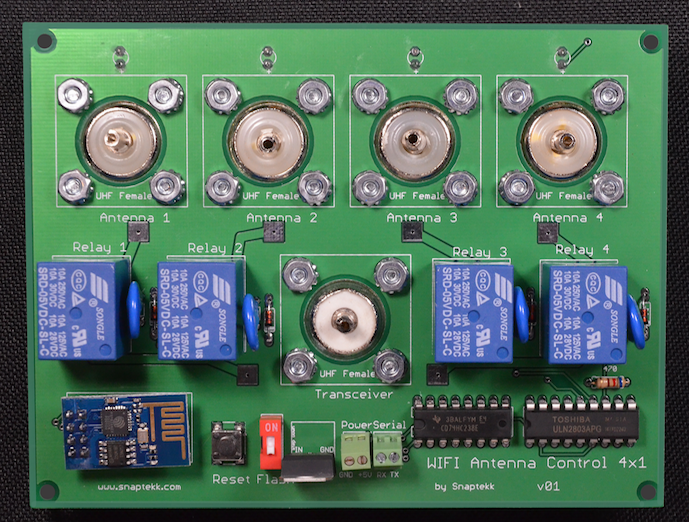 4x1 WiFi Wireless Antenna Switch ElectronicsLab