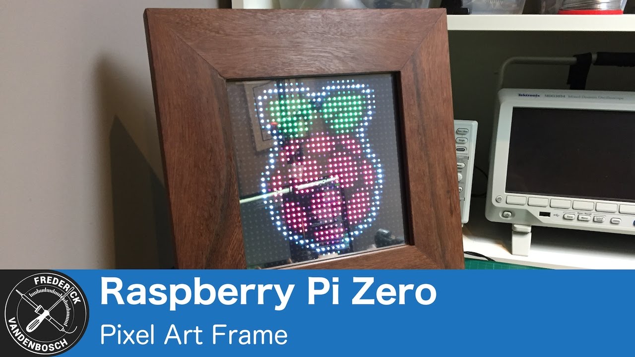 DIY Pixel Art Frame Using Raspberry Pi Zero ElectronicsLab