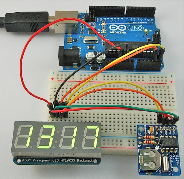 Making An Arduino I2C Digital Clock