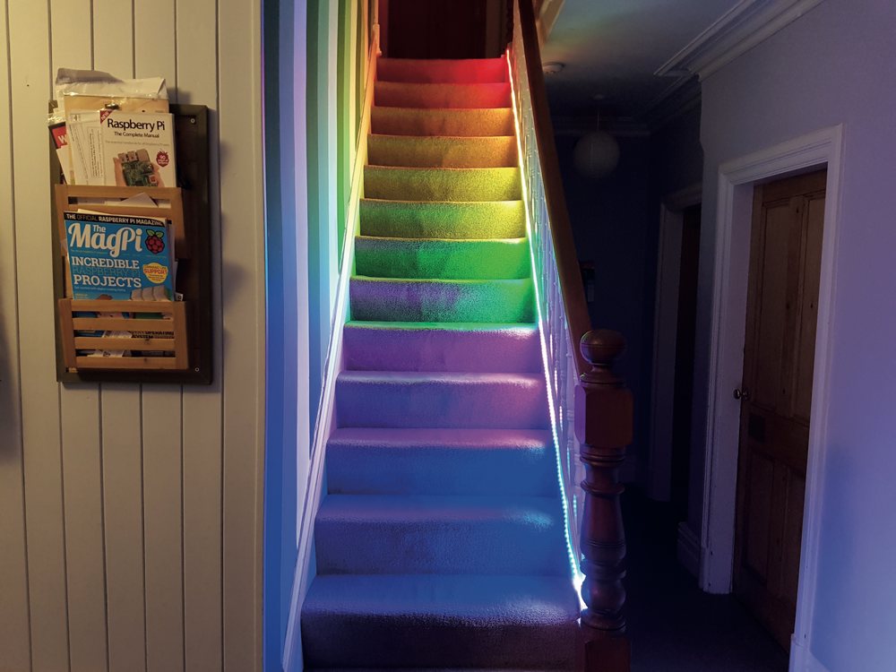 Temperature Controlled Stair lights With Raspberry Pi Electronicslab