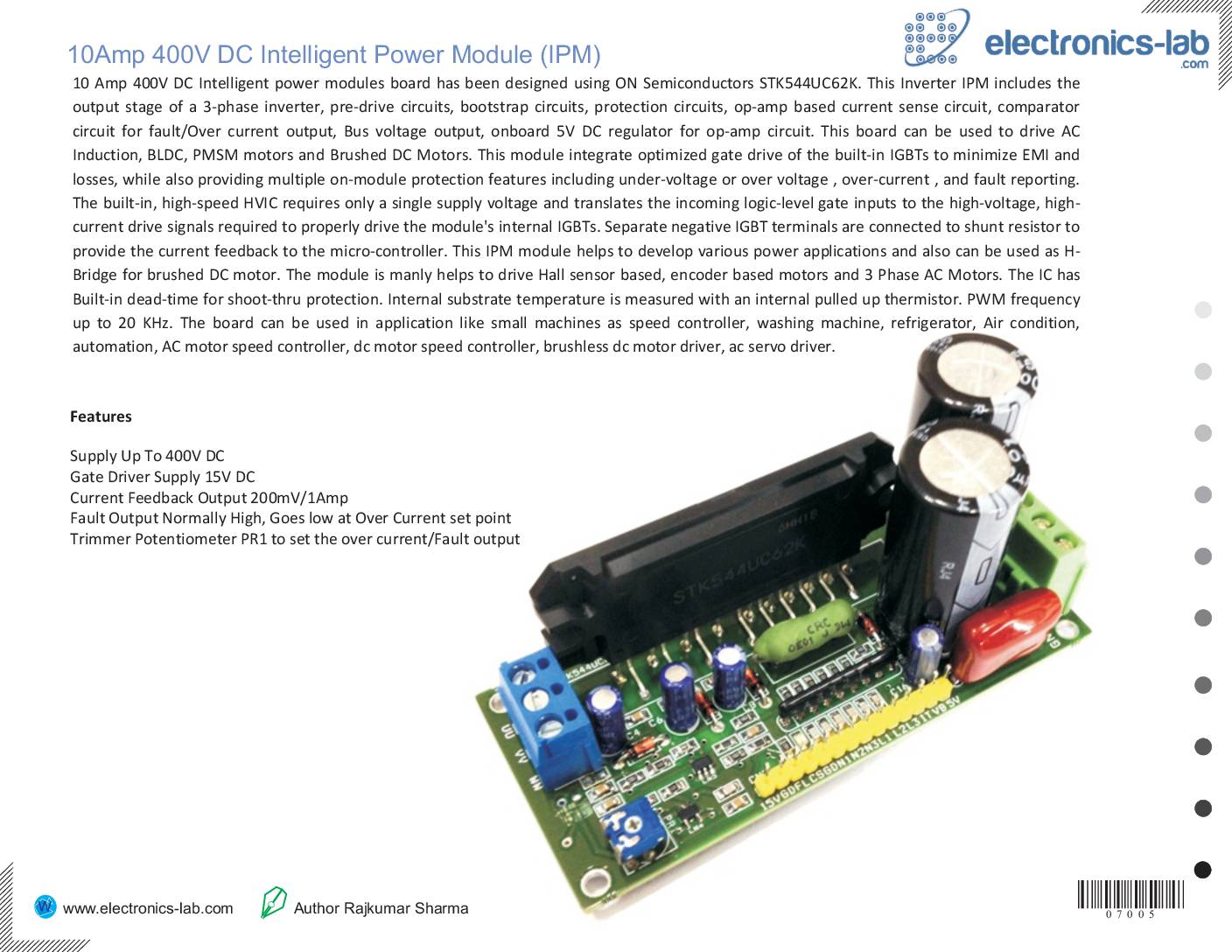 10Amp 400V DC Intelligent Power Module (IPM).pdf