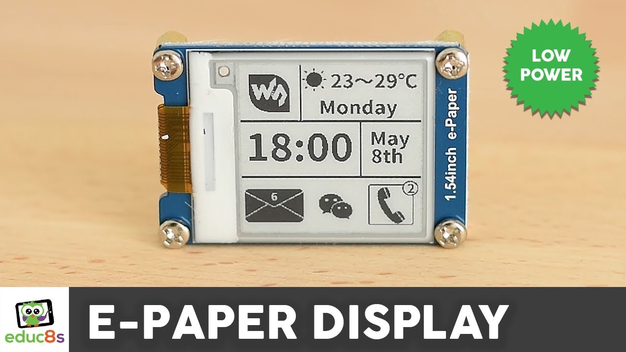 How to use the 4.3' EPaper display with Arduino ElectronicsLab