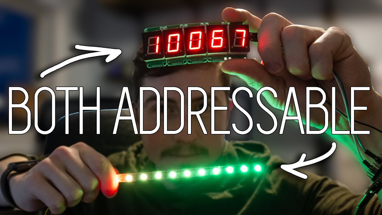 Addressable 7Segment Displays