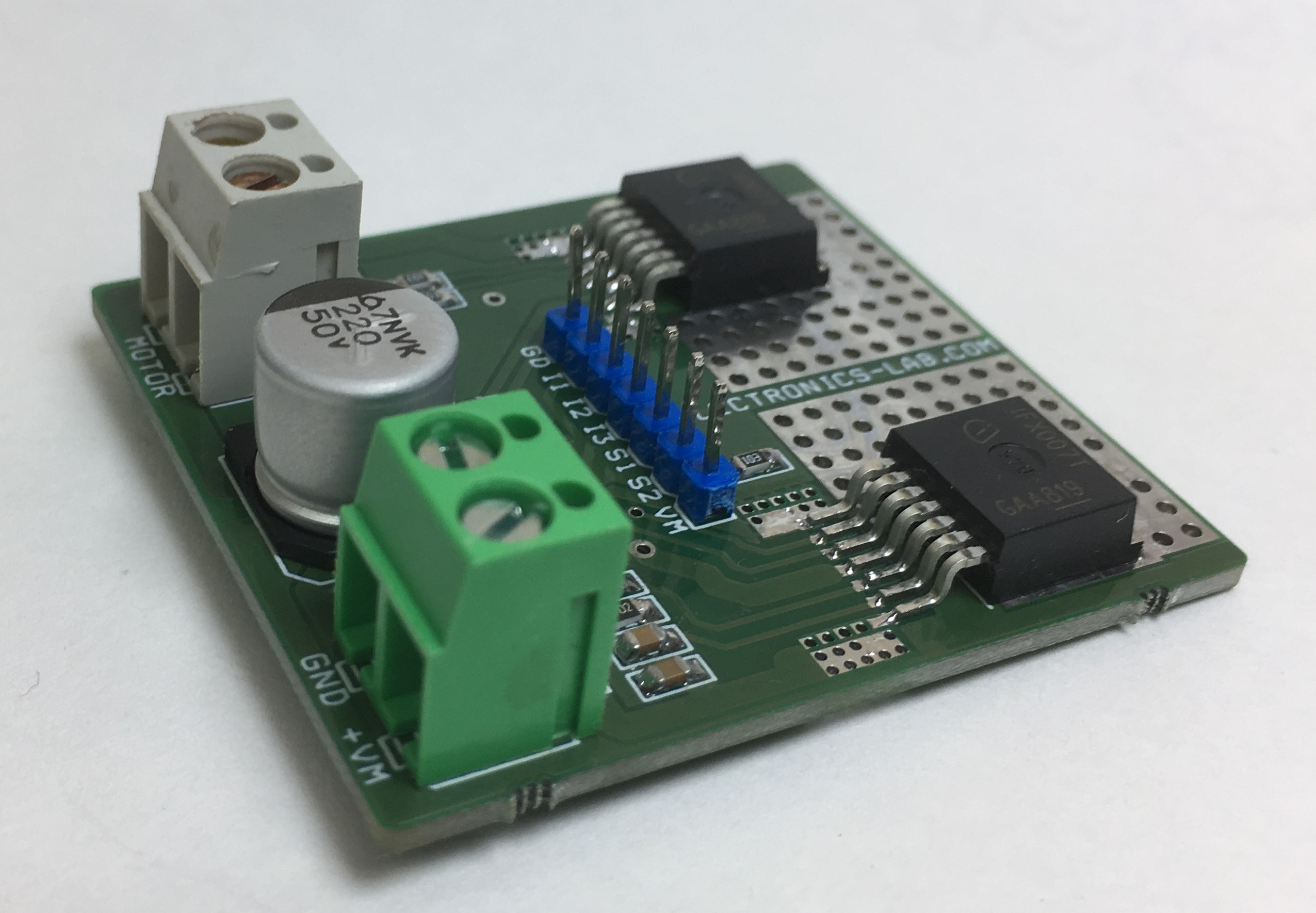 High Power Bidirectional DC Motor Driver using IFX007T