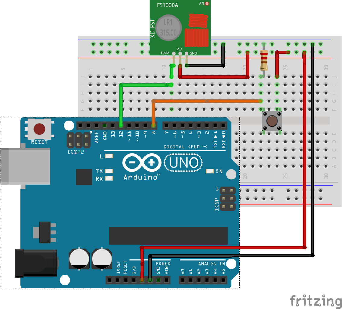 Using Long Range 315MHz RF Wireless Transceivers with Arduino