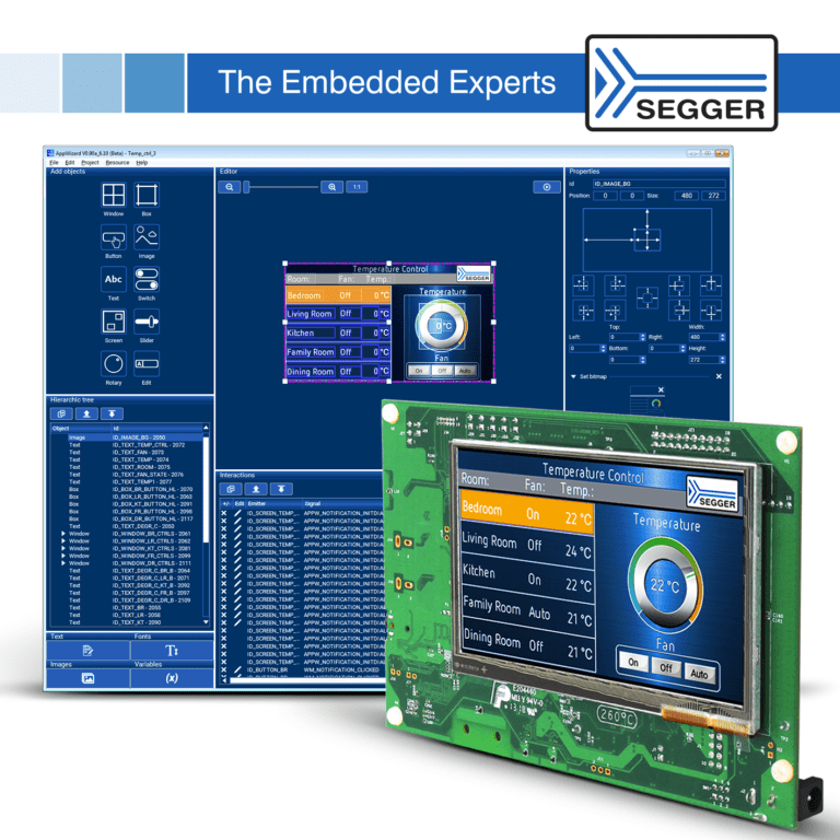SEGGER AppWizard Enabling Advanced GUI Design in Next Generation