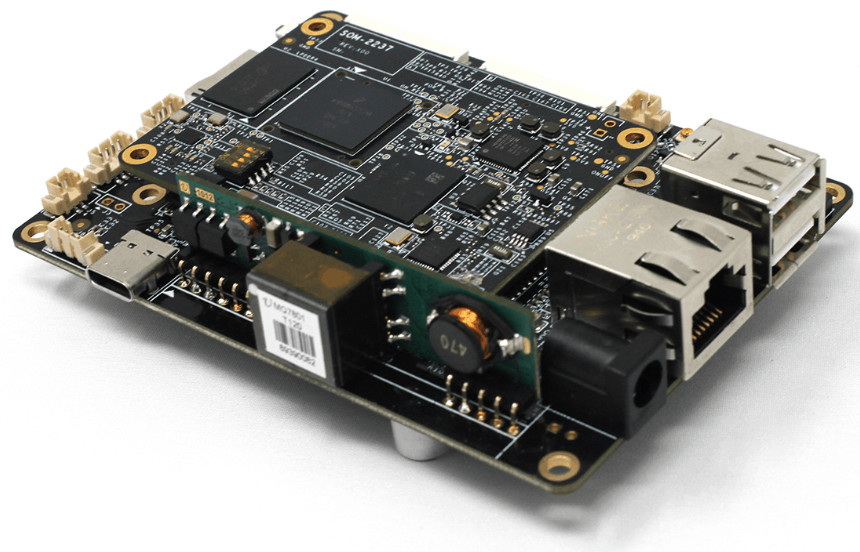 EMB2237AI PicoITX POE Edge AI Embedded Board with NXP i.MX8M Mini