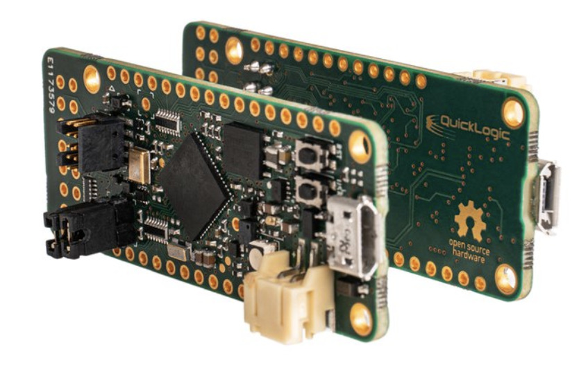 QuickFeather Fully open source development board for the EOS S3 MCU with eFPGA Electronics