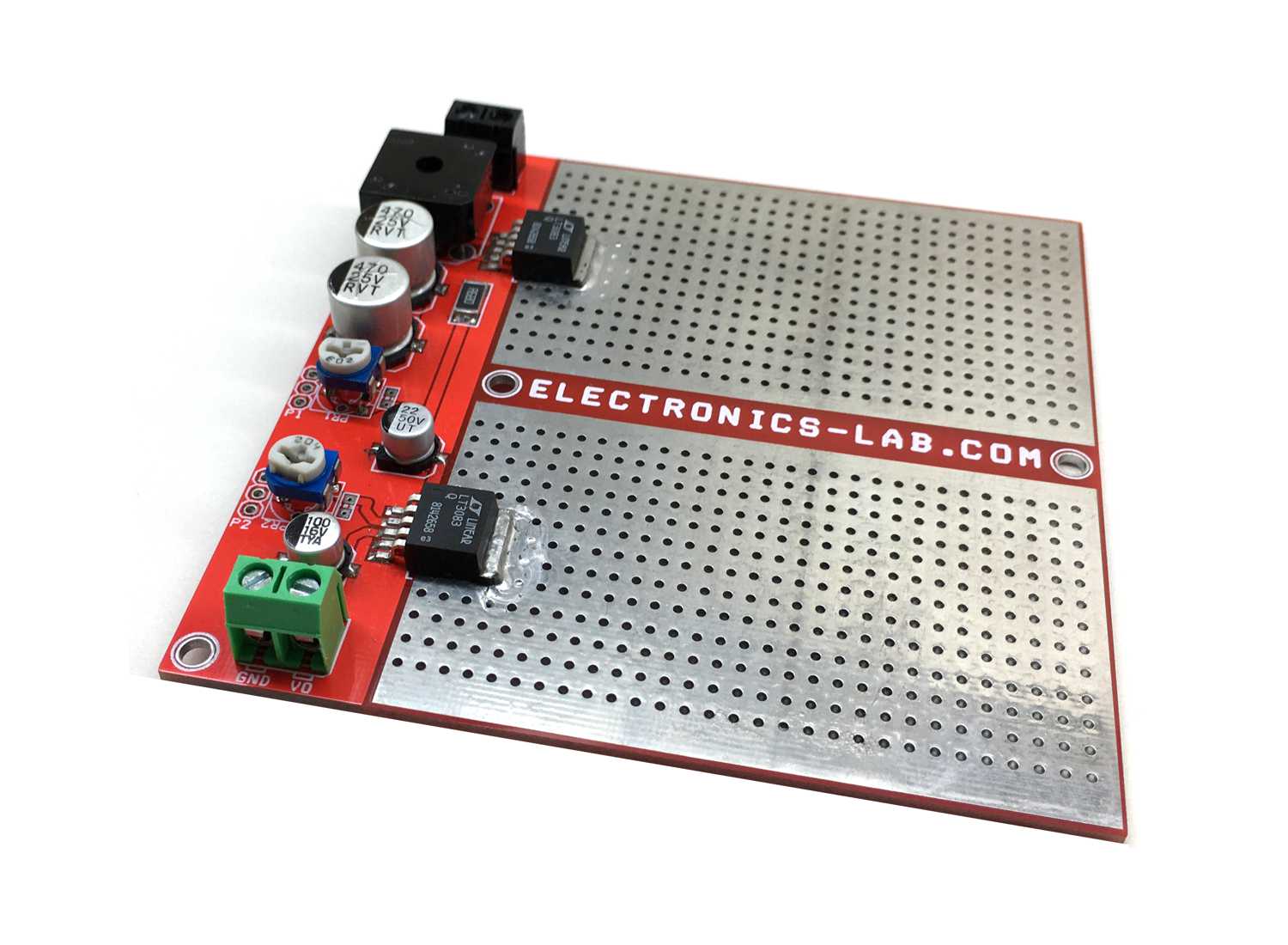 0 to 10 V Adjustable Lab Power Supply with Current Control