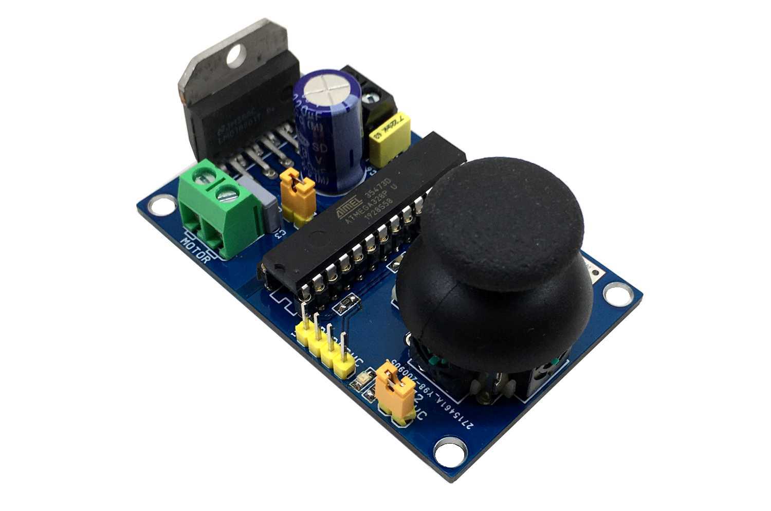 Brushed DC Motor Speed and Direction Controller Using Joystick