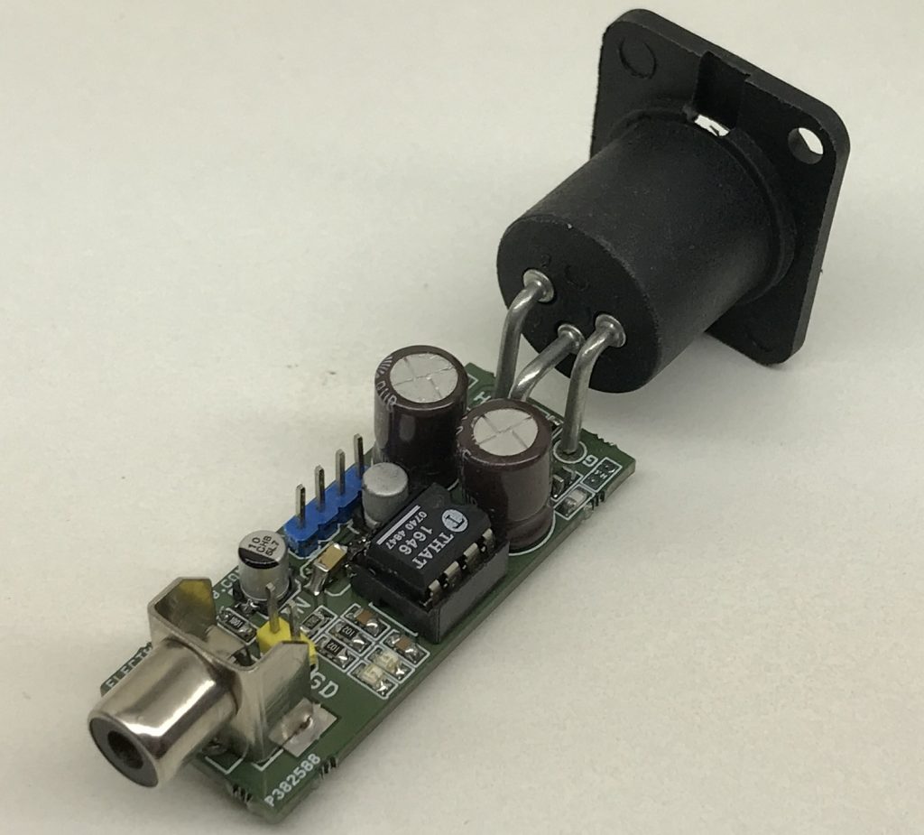 AudioBalanced Line Driver Unbalanced Audio to Balanced Audio