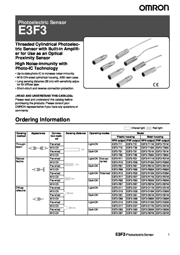 SENSOR DATA SHEET
