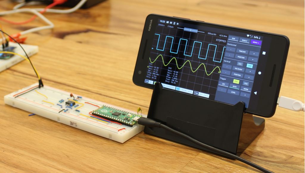 Scoppy A Minimalist Oscilloscope and Logic Analyzer Powered by Raspberry Pi Pico Electronics