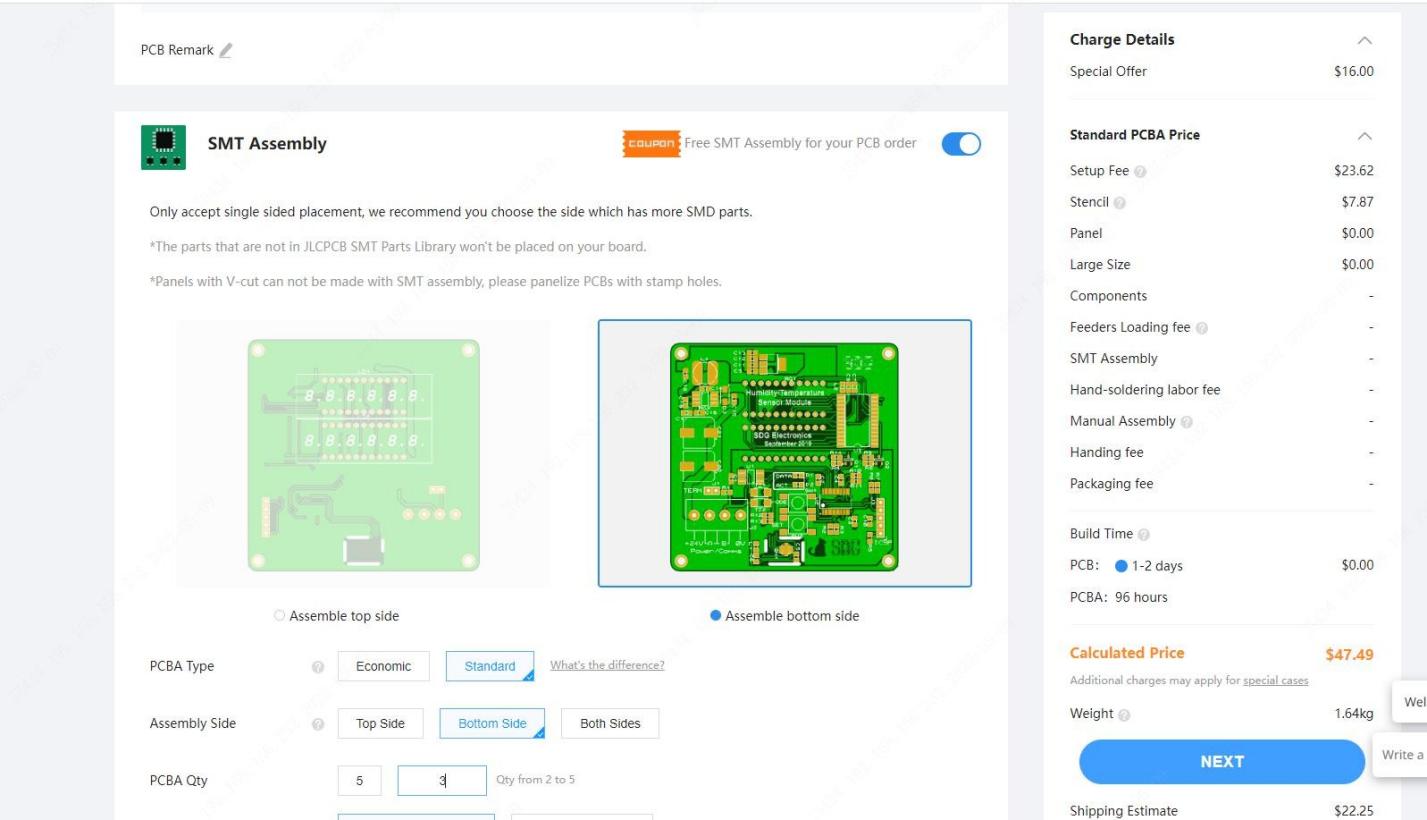 JLCPCB assembly for 2022 and the Future + 54 Coupon