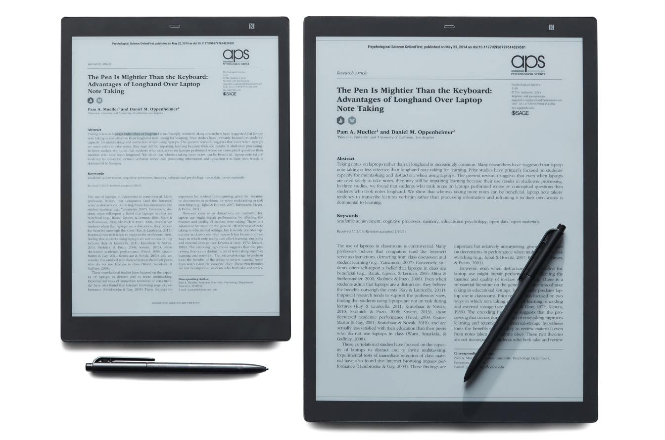 EInk Digital Paper Tablet Solution for is ready for Business