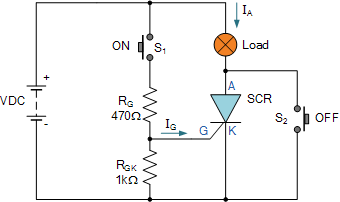 Thyristor Circuit and Thyristor Switching Circuits