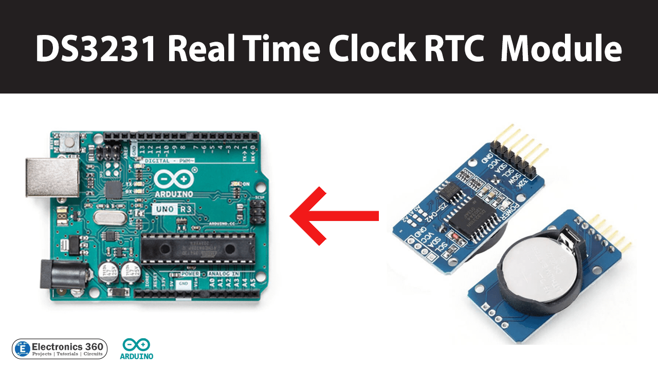 Interfacing DS3231 Real Time Clock RTC Module with Arduino