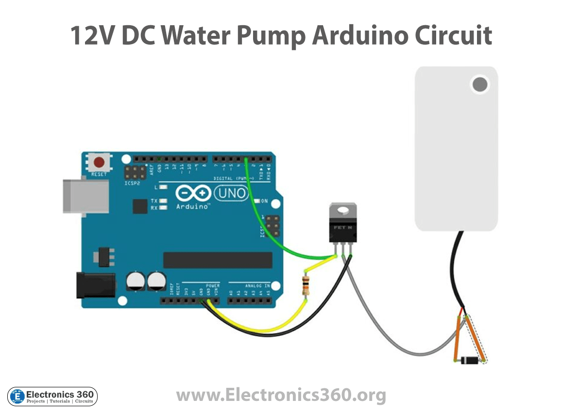 Controlling a Water Pump with Arduino Electronics 360