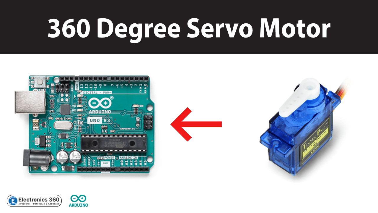 Controlling 360 Degree Servo Motor with Arduino Electronics 360
