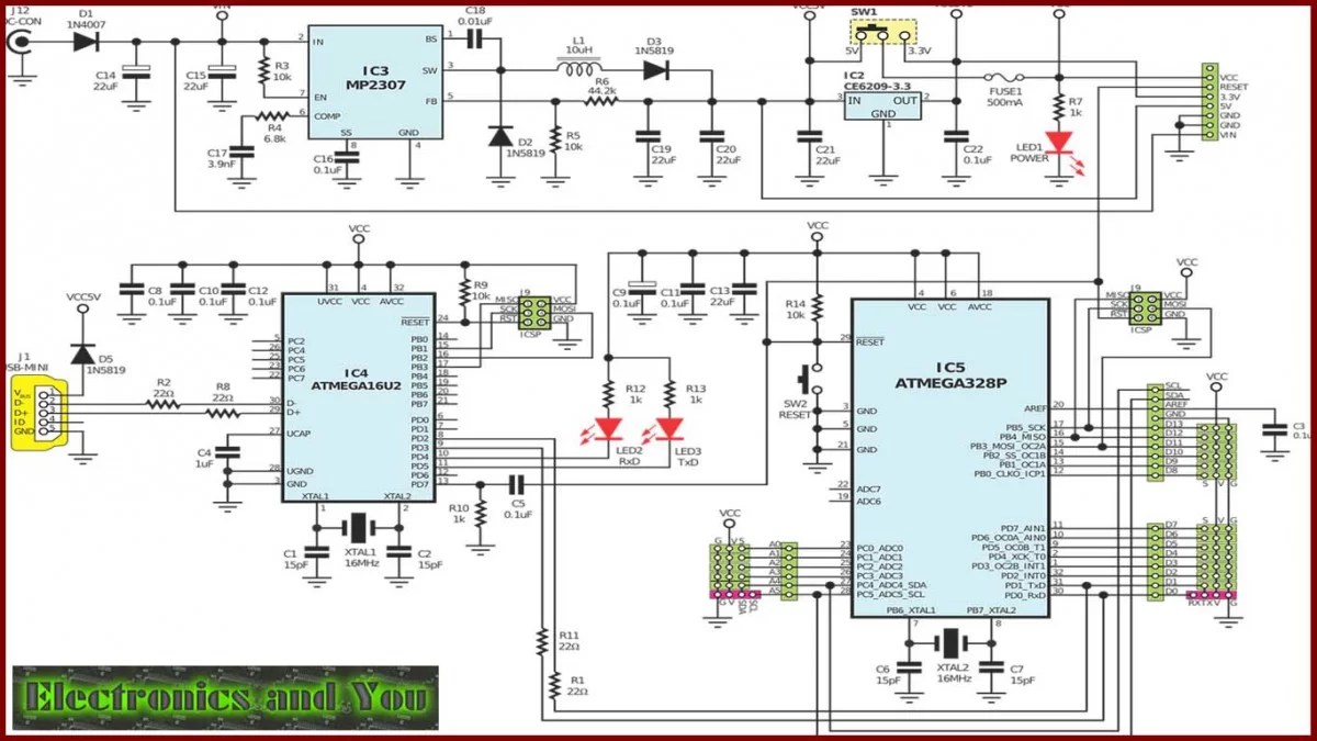 Electronic Circuit Diagram / Electronic Circuit Breaker Schematic