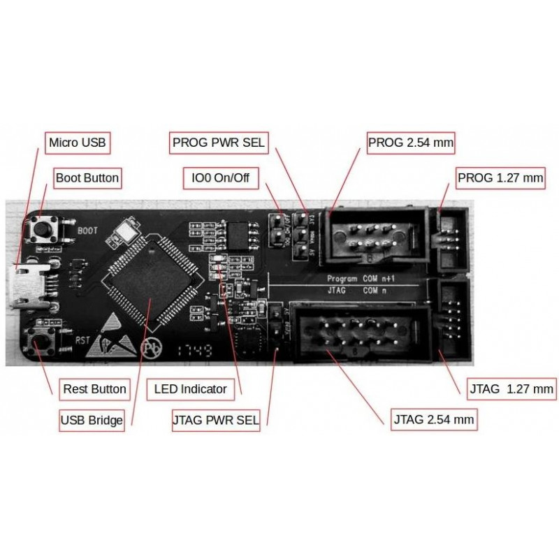 ESPProg Development Board JTAG Debug Program Downloader Compatible For