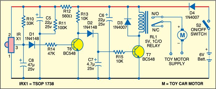 Electric Toy Car Circuit Diagram - Diagram Circuit