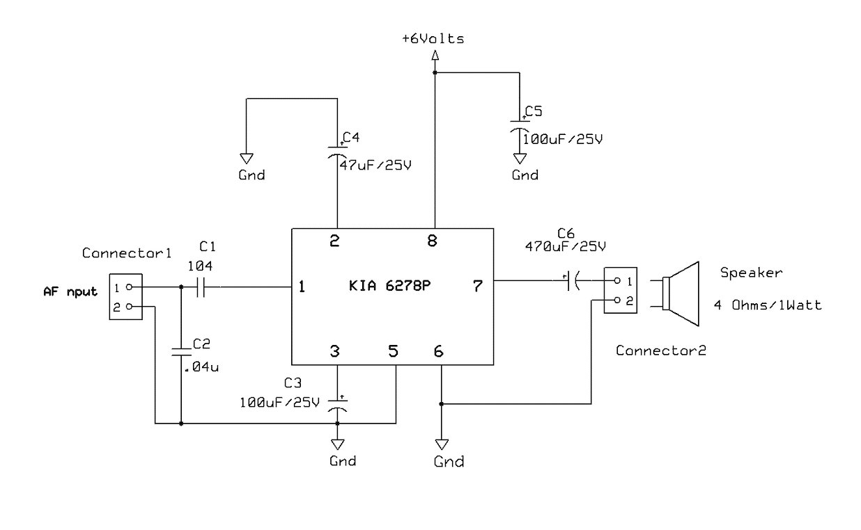 Simple 1 Watt Mono Audio Amplifier | Full Community Project