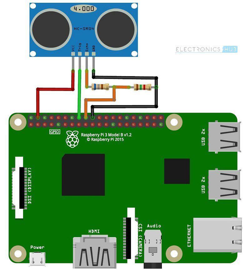 Raspberry Pi Ultrasonic Sensor HCSR04 Interface Tutorial
