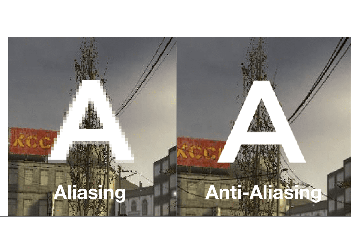 What is AntiAliasing? Different Types of AntiAliasing Techniques