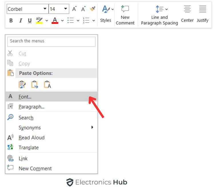 How To Change The Default Font In Microsoft Word ElectronicsHub
