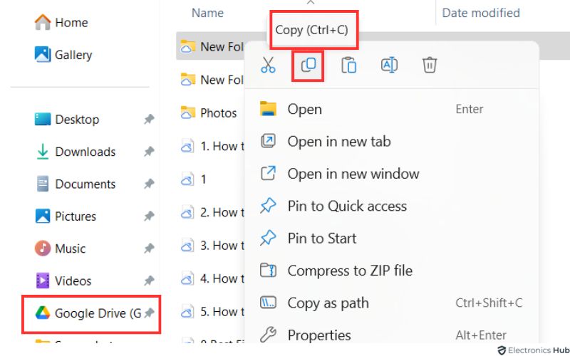 Copy a Folder in Google Drive Quick Guide