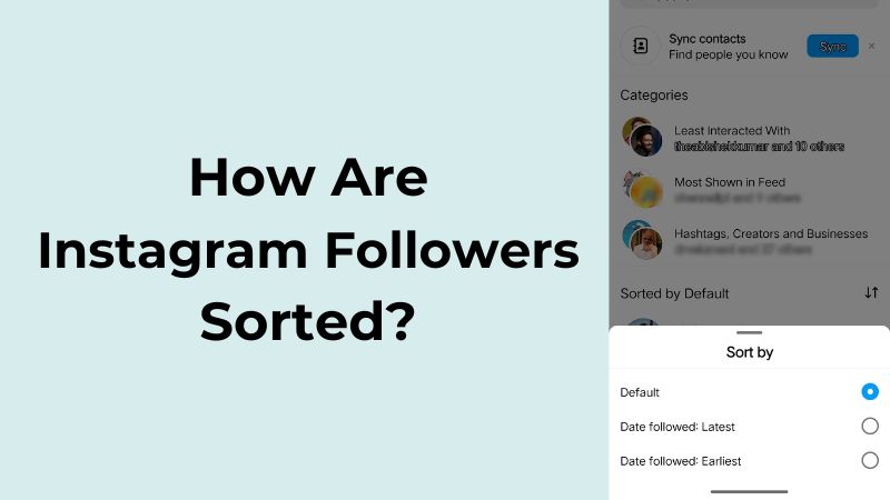 Sorting Instagram Followers: The Algorithm Decoded