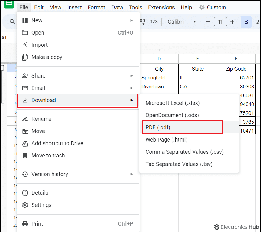 How To Save Google Sheets As PDF Simple Steps