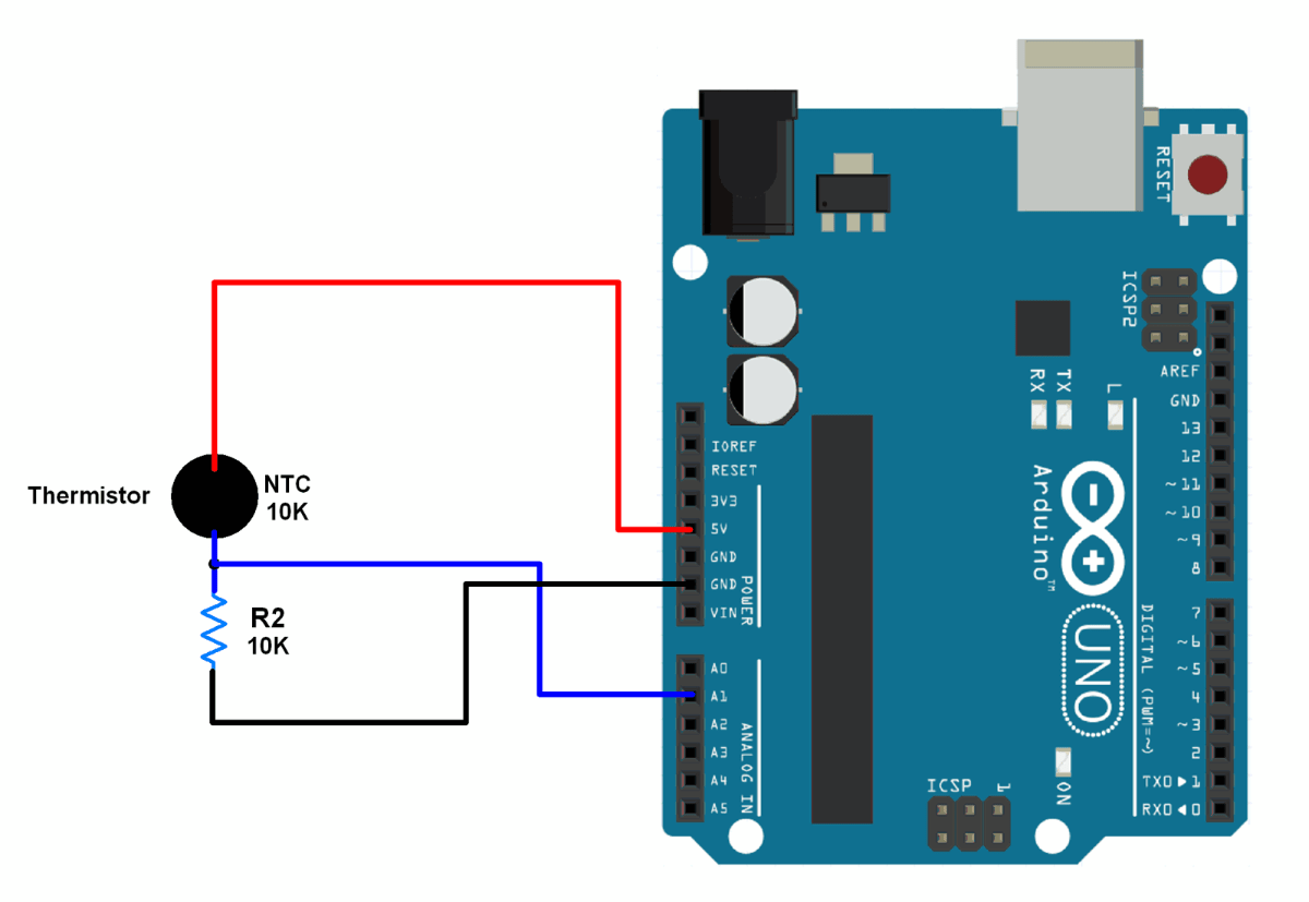 NTC Thermistors Guide Arduino Interfacing Sensors and Modules
