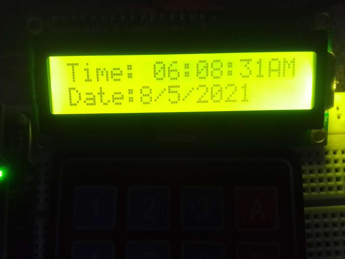 Digital Clock using Arduino UNO Without RTC module project