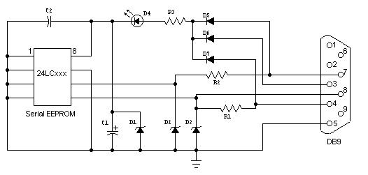 Serial EEPROM programmer circuit