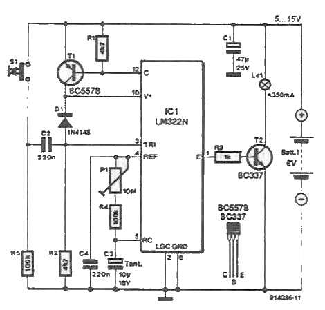 Automatically disconnect power supply circuit