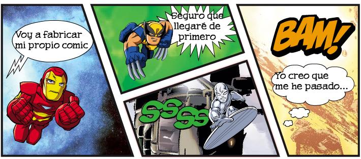 Crea un comic de Marvel online